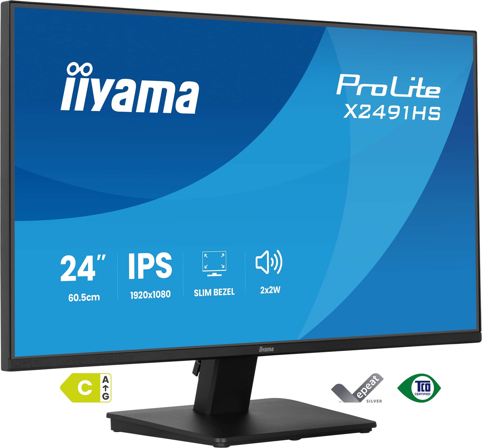 iiyama ProLite X2491HS-B1 24" 120Hz 1ms Full HD Desktop Monitor Desktop Monitor iiyama