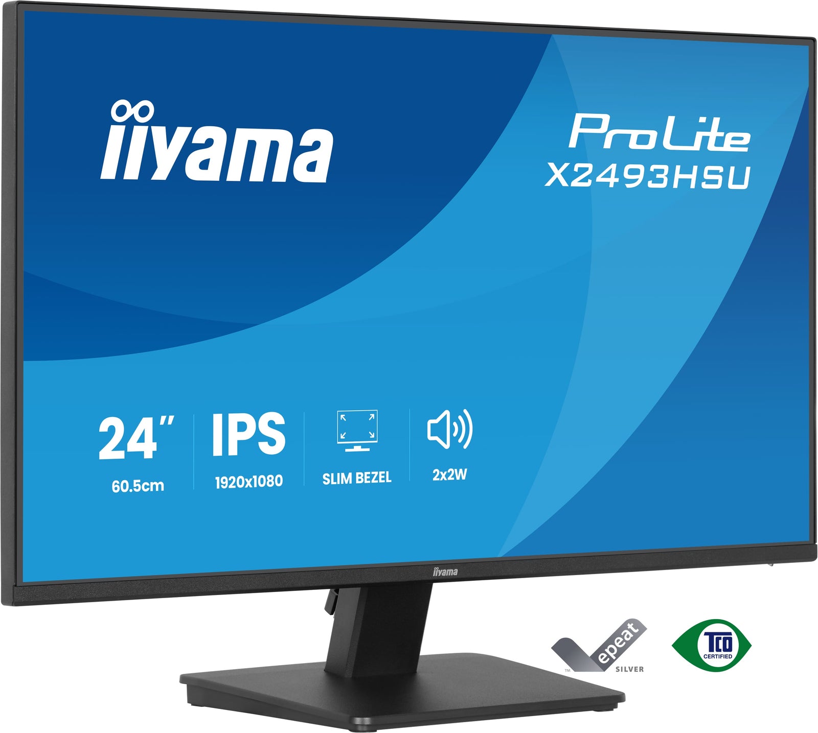 iiyama ProLite X2493HSU-B1 24" 120Hz 1ms Full HD Desktop Monitor Desktop Monitor iiyama