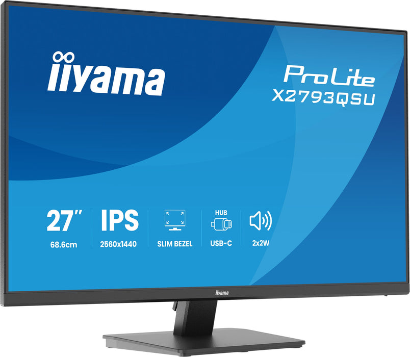 iiyama ProLite X2793QSU-B1 27" 75Hz 1ms QHD Desktop Monitor Desktop Monitor iiyama