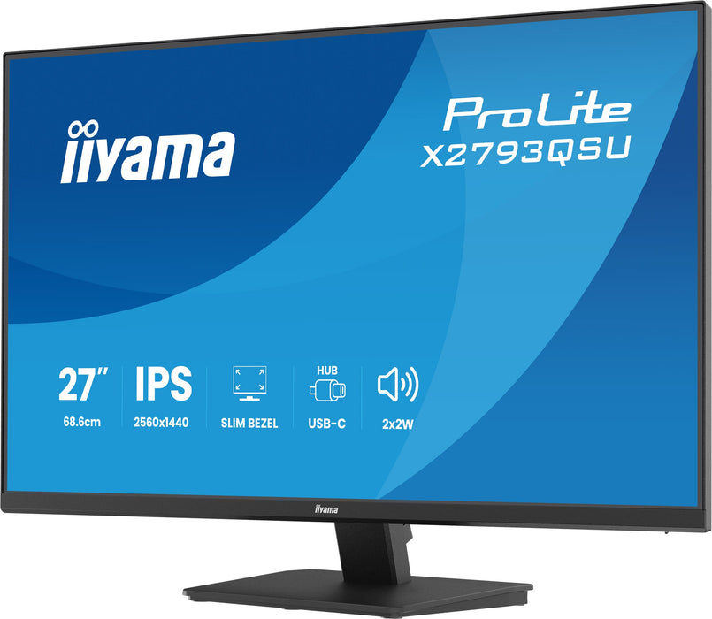 iiyama ProLite X2793QSU-B1 27" 75Hz 1ms QHD Desktop Monitor Desktop Monitor iiyama