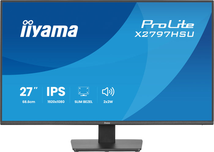 iiyama ProLite X2797HSU-B1 Eco-Conscious 27” 120Hz 4ms Full HD Monitor Business Monitor iiyama