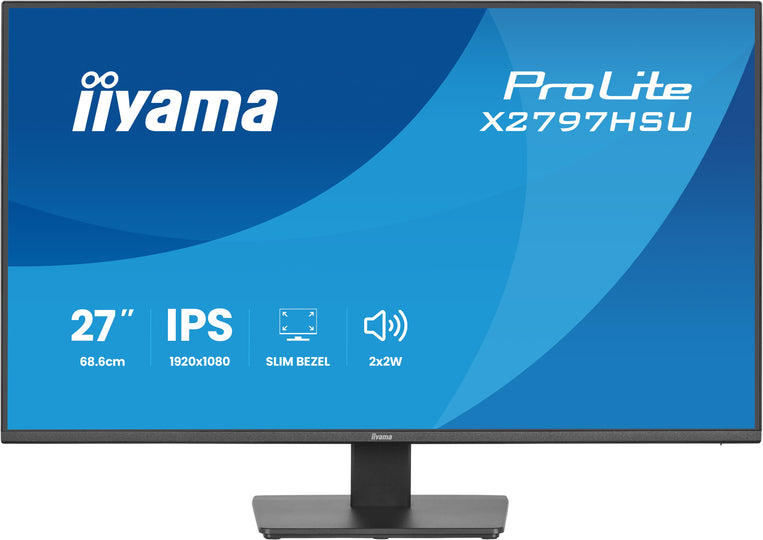 iiyama ProLite X2797HSU-B1 27 inch commercial monitor for hospitality desks and reception areas