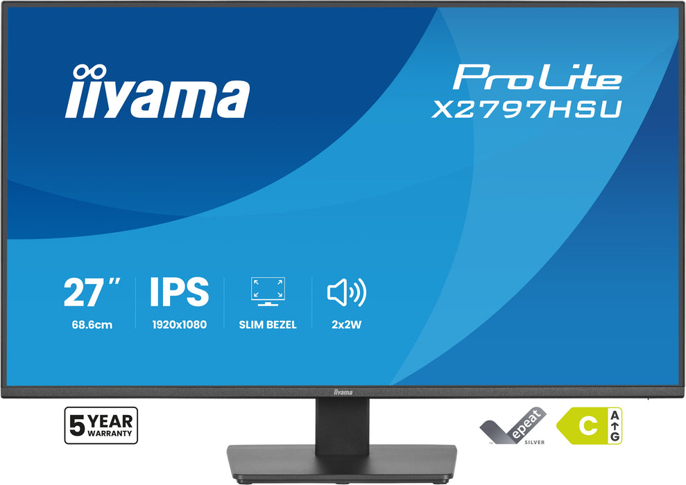 iiyama ProLite X2797HSU-B1 Eco-Conscious 27” 120Hz 4ms Full HD Monitor