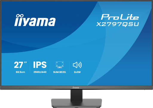 iiyama ProLite X2797QSU-B1 27" 75Hz 1ms QHD Desktop Monitor Desktop Monitor iiyama