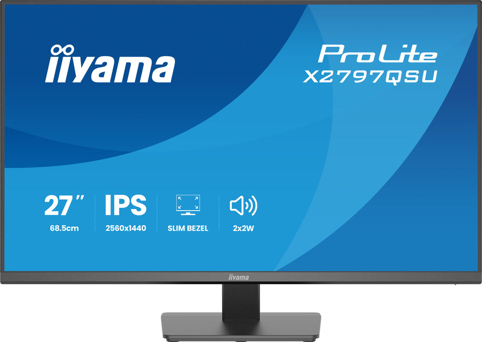 iiyama ProLite X2797QSU-B1 27" 75Hz 1ms QHD Desktop Monitor Desktop Monitor iiyama
