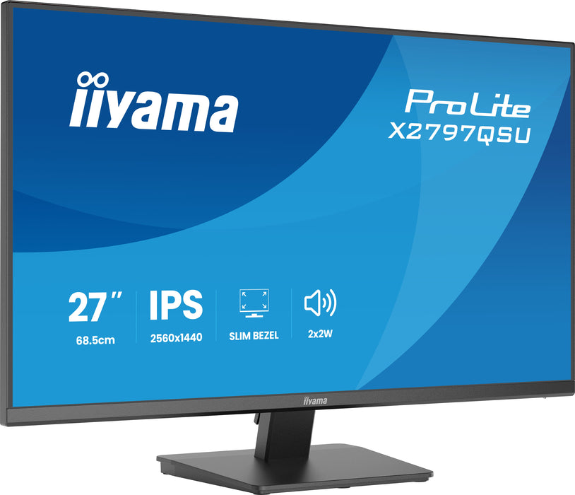 iiyama ProLite X2797QSU-B1 27" 75Hz 1ms QHD Desktop Monitor Desktop Monitor iiyama
