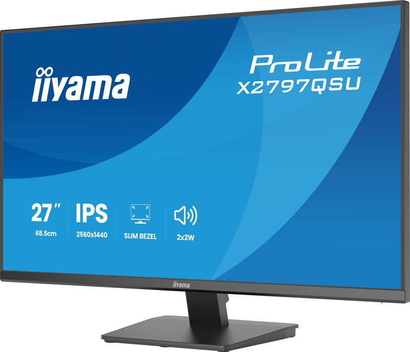 iiyama ProLite X2797QSU-B1 27" 75Hz 1ms QHD Desktop Monitor Desktop Monitor iiyama