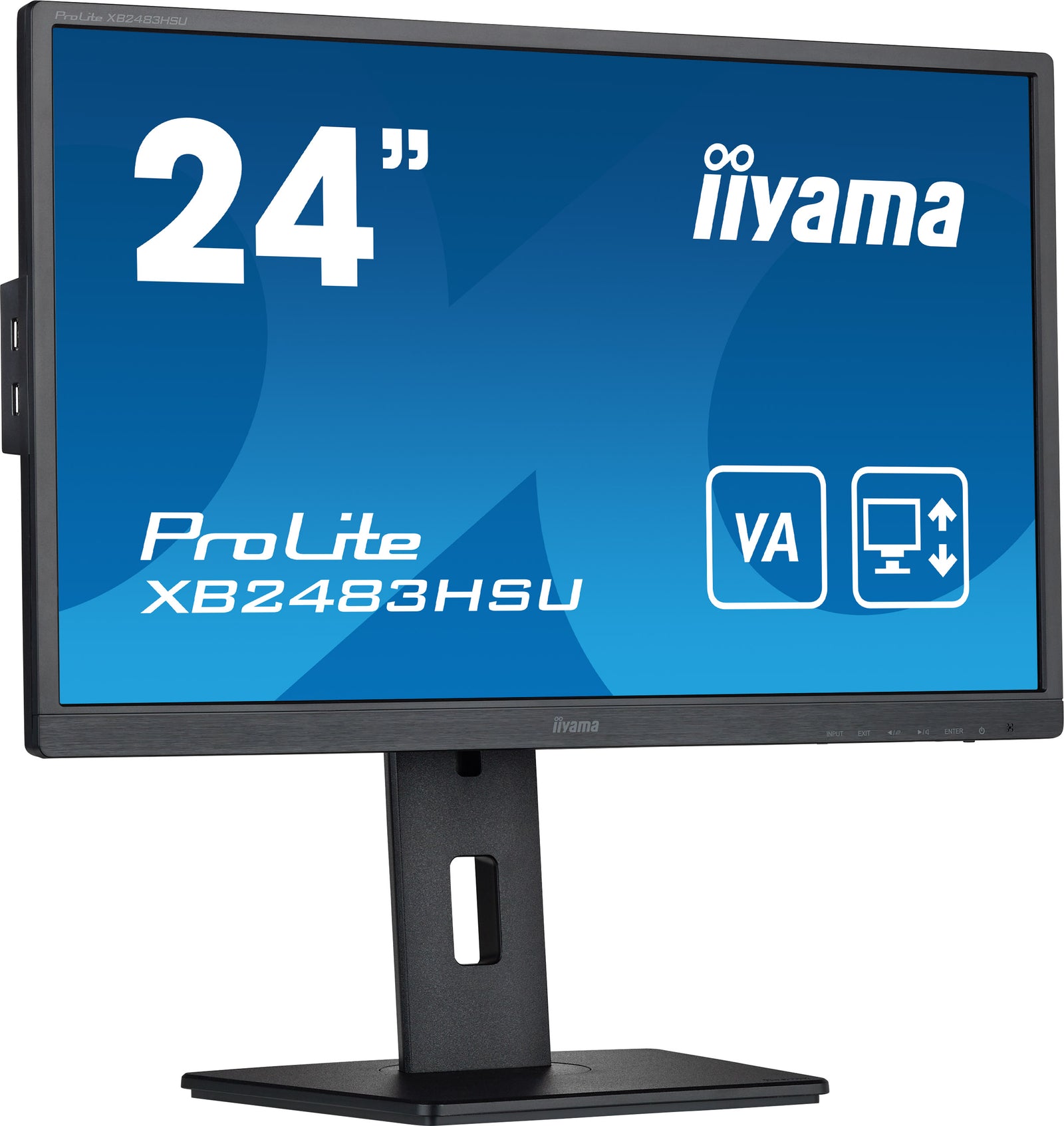 iiyama ProLite XB2483HSU-B5 24" Full HD Desktop Monitor Desktop Monitor iiyama