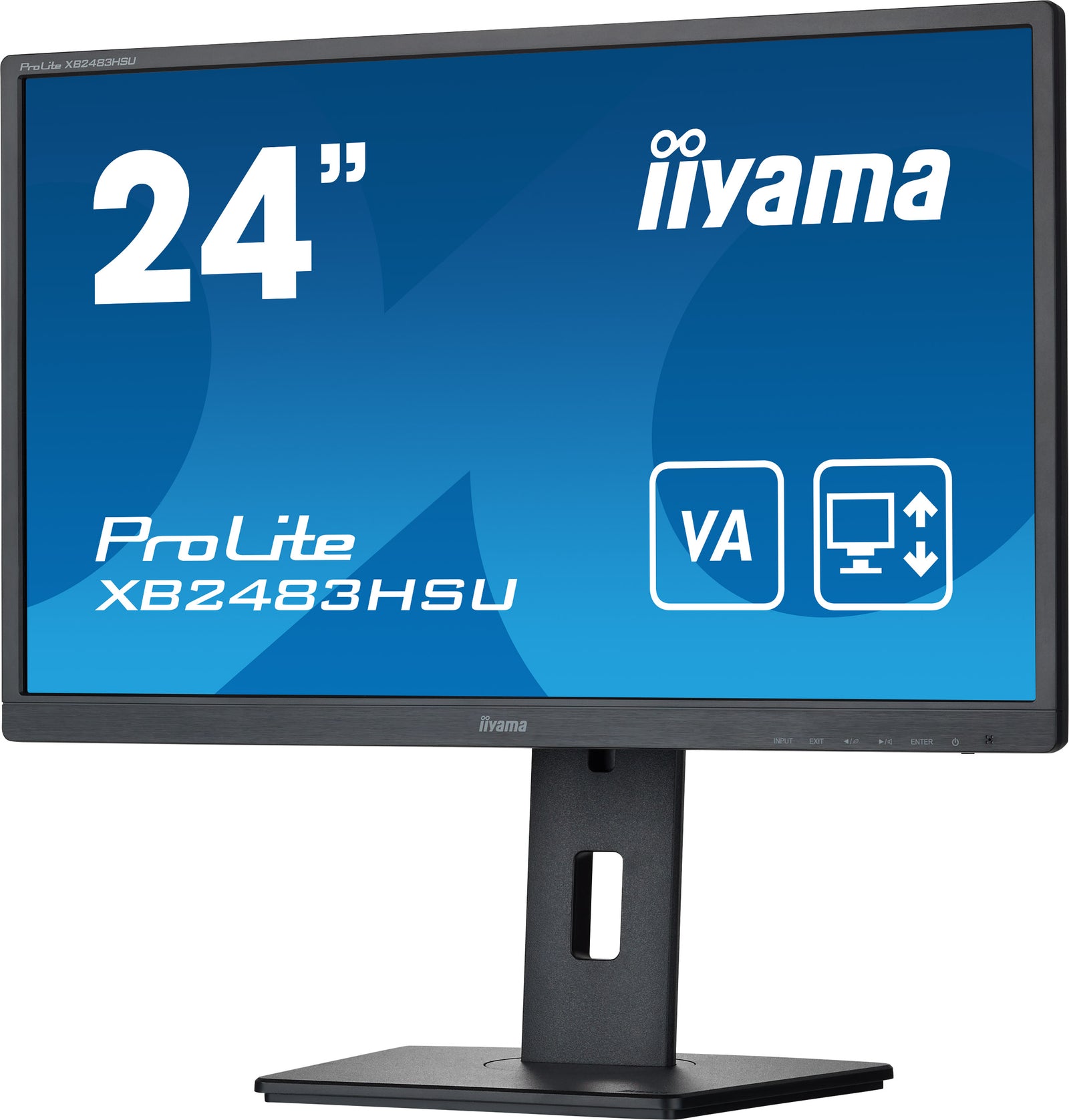 iiyama ProLite XB2483HSU-B5 24" Full HD Desktop Monitor Desktop Monitor iiyama