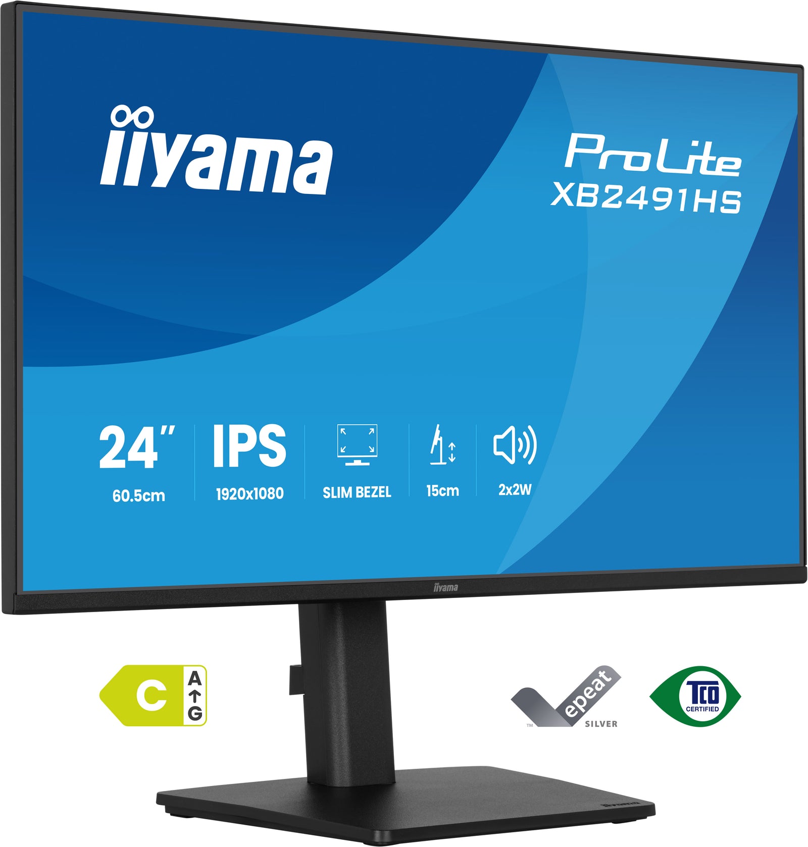 iiyama ProLite XB2491HS-B1 24" 120Hz 1ms Full HD Desktop Monitor Desktop Monitor iiyama