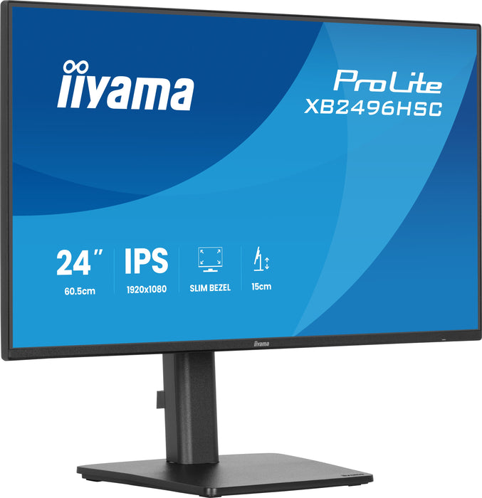 iiyama ProLite XB2496HSC-B1 24" 144Hz 3ms Full HD USB-C Monitor Desktop Monitor iiyama