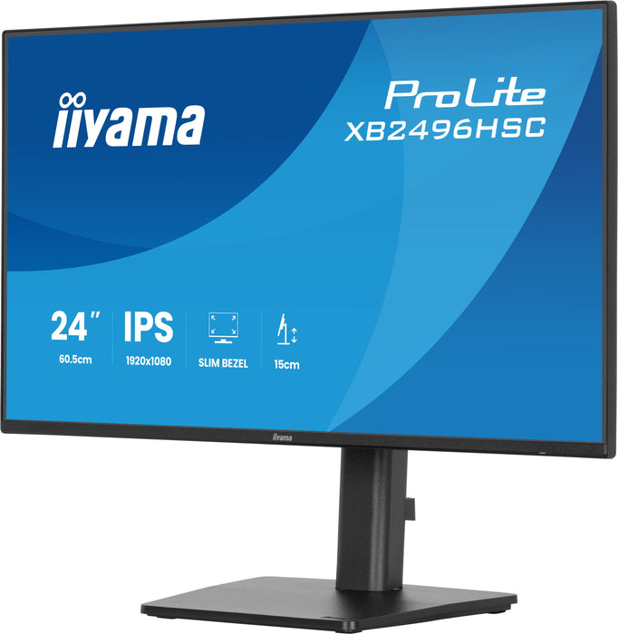 iiyama ProLite XB2496HSC-B1 24" 144Hz 3ms Full HD USB-C Monitor Desktop Monitor iiyama