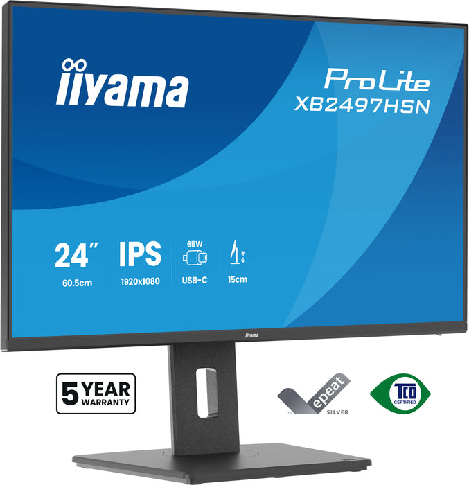 iiyama ProLite XB2497HSN-B1 24" 100Hz 1ms Full HD Desktop Monitor Desktop Monitor iiyama
