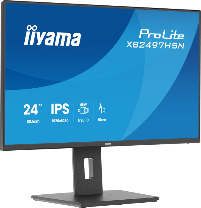 iiyama ProLite XB2497HSN-B1 24" 100Hz 1ms Full HD Desktop Monitor Desktop Monitor iiyama