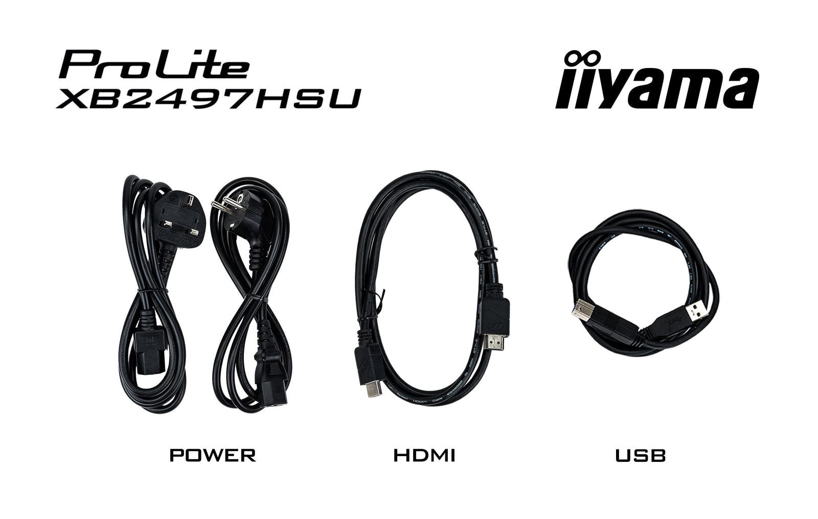 iiyama ProLite XB2497HSU-B1 Eco-Conscious 24” 120Hz 4ms Full HD Monitor Business Monitor iiyama