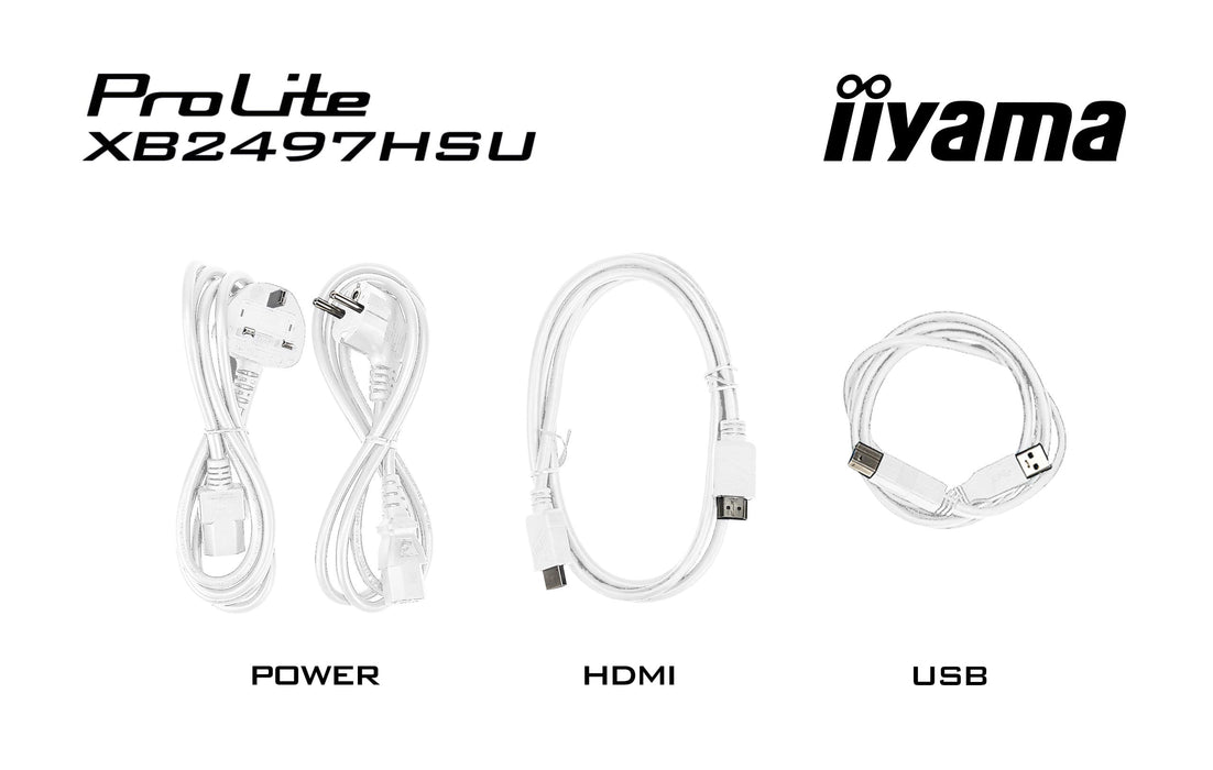 iiyama ProLite XB2497HSU-W1 24" 120Hz 4ms Full HD Desktop Monitor Desktop Monitor iiyama