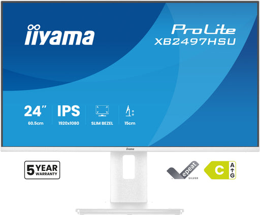 iiyama ProLite XB2497HSU-W1 24" 120Hz 4ms Full HD Desktop Monitor Desktop Monitor iiyama