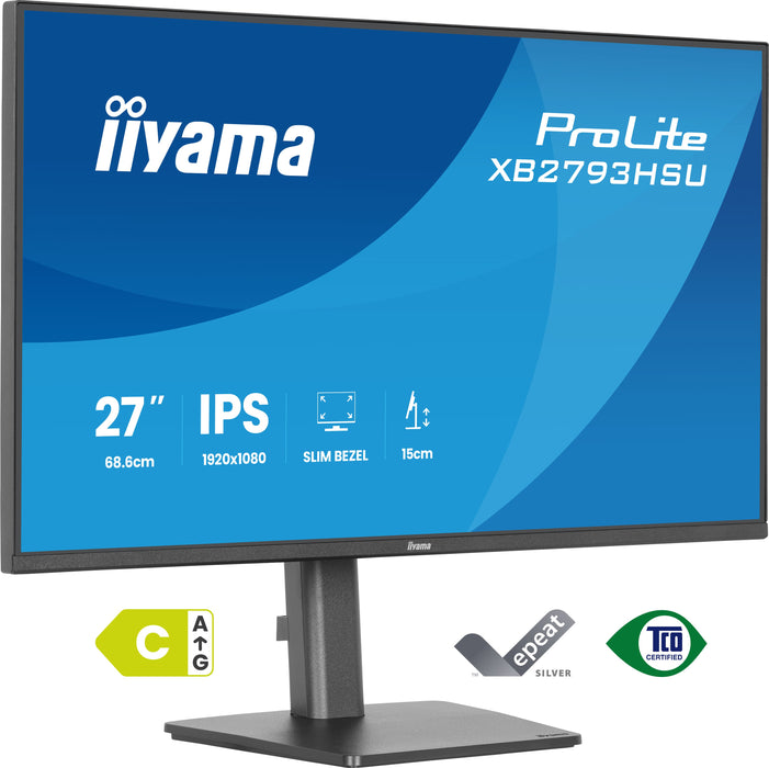 iiyama ProLite XB2793HSU-B1 27" 120Hz 1ms Full HD Desktop Monitor Desktop Monitor iiyama