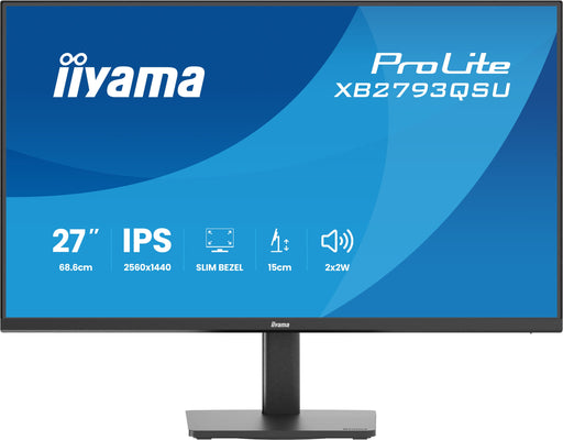 iiyama ProLite XB2793QSU-B1 27" 75Hz 1ms QHD Desktop Monitor Desktop Monitor iiyama