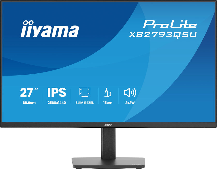 iiyama ProLite XB2793QSU-B1 27" 75Hz 1ms QHD Desktop Monitor Desktop Monitor iiyama