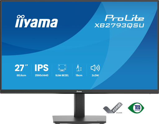 iiyama ProLite XB2793QSU-B1 27" 75Hz 1ms QHD Desktop Monitor Desktop Monitor iiyama