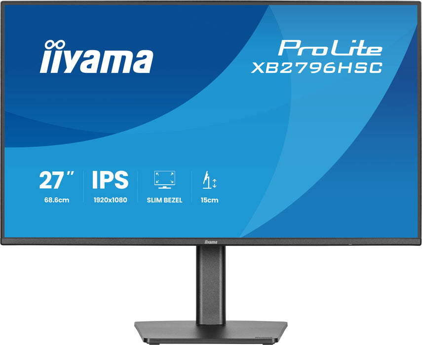 iiyama ProLite XB2796HSC-B1 27" 144Hz 3ms Full HD USB-C Monitor Desktop Monitor iiyama