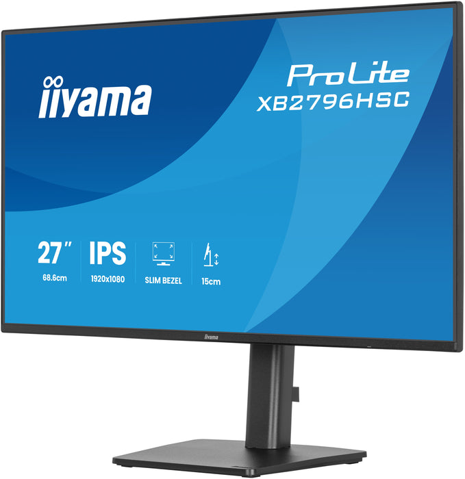 iiyama ProLite XB2796HSC-B1 27" 144Hz 3ms Full HD USB-C Monitor Desktop Monitor iiyama