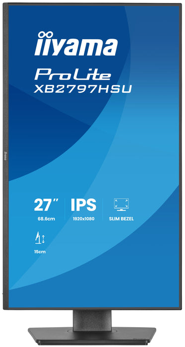 iiyama ProLite XB2797HSU-B1 Eco-Conscious 27” 120Hz 4ms Full HD Monitor