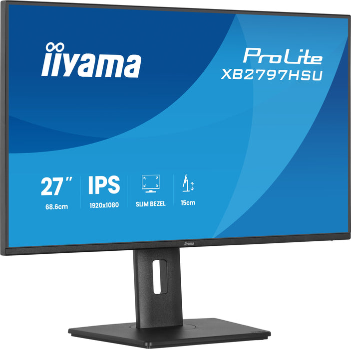iiyama ProLite XB2797HSU-B1 Eco-Conscious 27” 120Hz 4ms Full HD Monitor