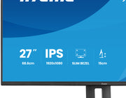 iiyama ProLite XB2797HSU-B1 Eco-Conscious 27” 120Hz 4ms Full HD Monitor Business Monitor iiyama