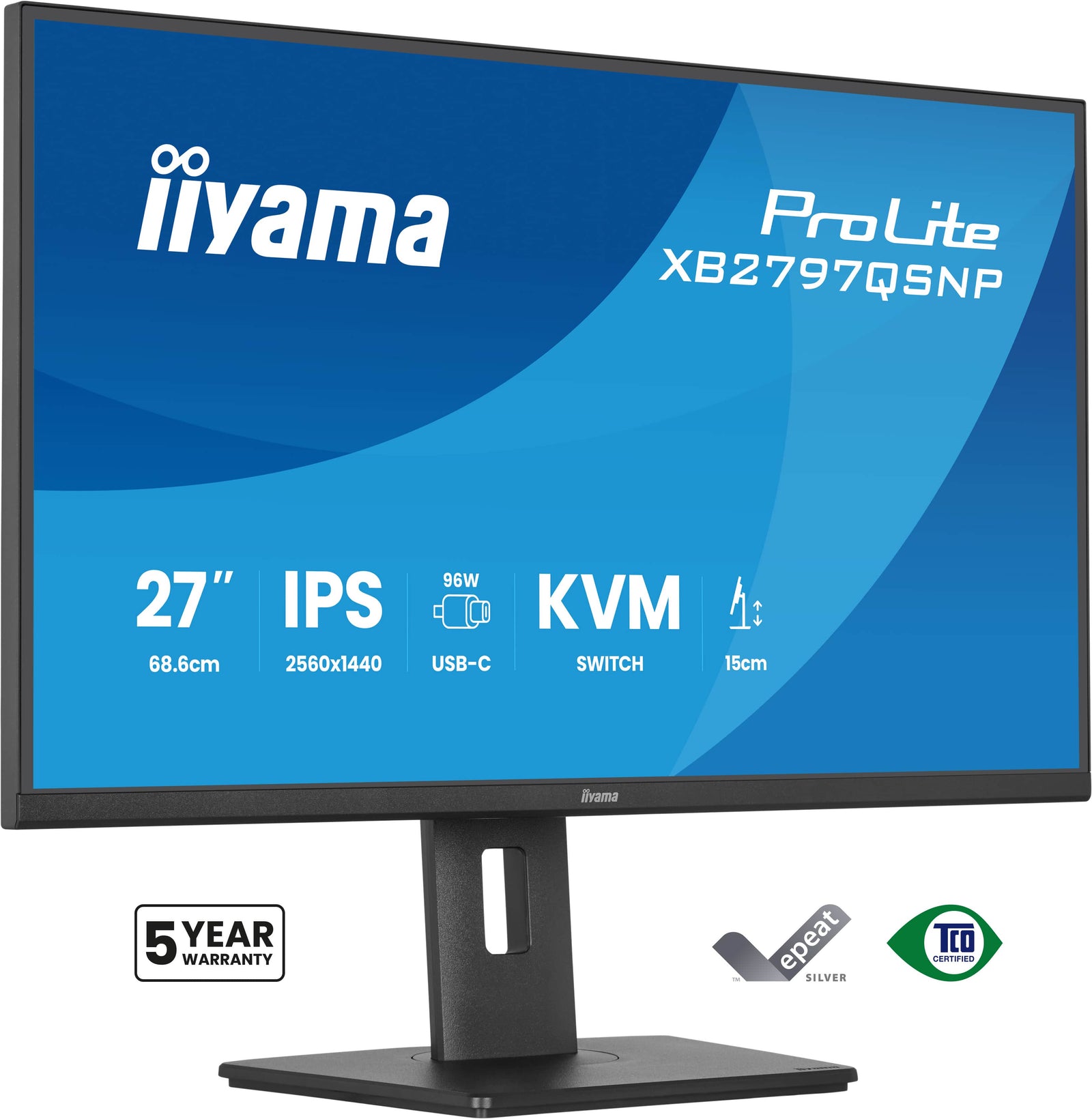 iiyama ProLite XB2797QSNP-B1 27" 75Hz 1ms QHD Desktop Monitor Desktop Monitor iiyama