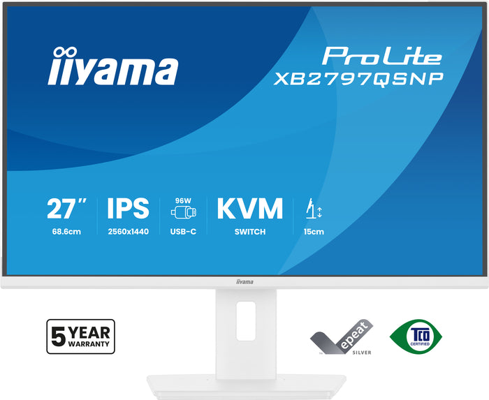 iiyama ProLite XB2797QSNP-W1 27" 75Hz 1ms QHD Desktop Monitor Desktop Monitor iiyama
