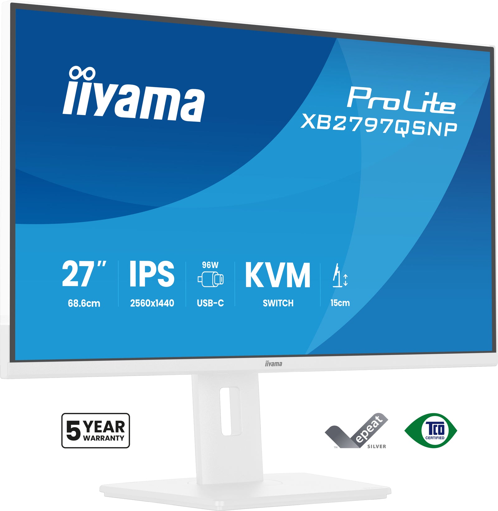 iiyama ProLite XB2797QSNP-W1 27" 75Hz 1ms QHD Desktop Monitor Desktop Monitor iiyama