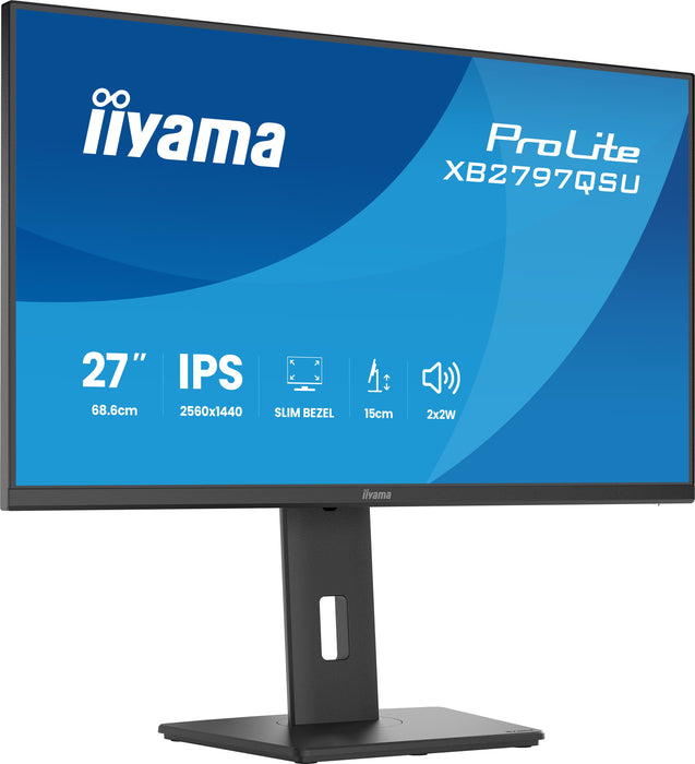 iiyama ProLite XB2797QSU-B1 27" 75Hz 1ms QHD Desktop Monitor Desktop Monitor iiyama