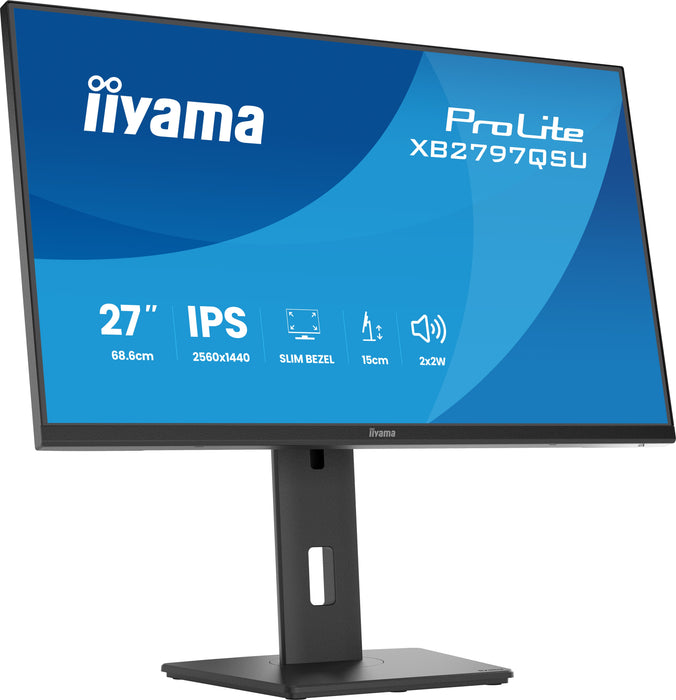 iiyama ProLite XB2797QSU-B1 27" 75Hz 1ms QHD Desktop Monitor Desktop Monitor iiyama