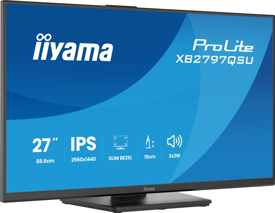 iiyama ProLite XB2797QSU-B1 27" 75Hz 1ms QHD Desktop Monitor Desktop Monitor iiyama
