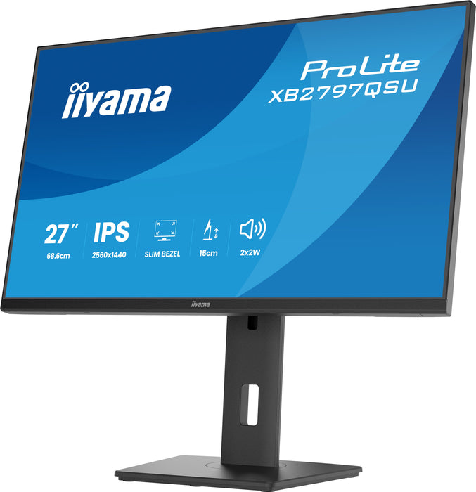 iiyama ProLite XB2797QSU-B1 27" 75Hz 1ms QHD Desktop Monitor Desktop Monitor iiyama