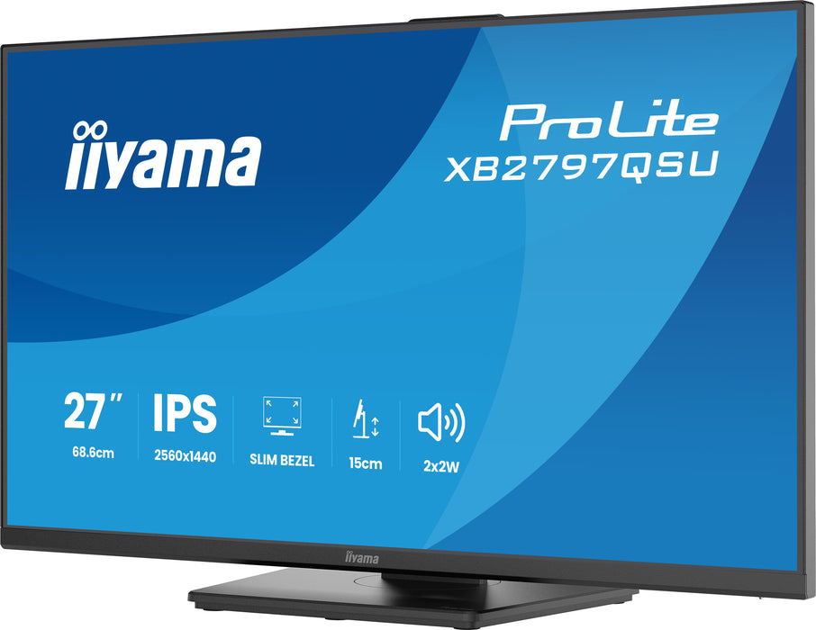 iiyama ProLite XB2797QSU-B1 27" 75Hz 1ms QHD Desktop Monitor Desktop Monitor iiyama