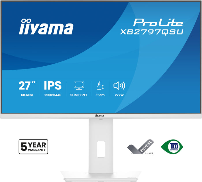 iiyama ProLite XB2797QSU-W1 27" 75Hz 1ms QHD Desktop Monitor Desktop Monitor iiyama