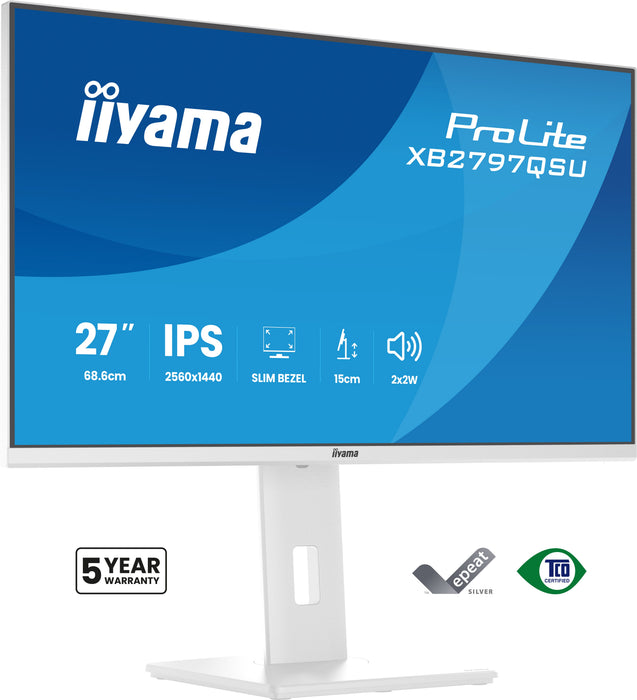 iiyama ProLite XB2797QSU-W1 27" 75Hz 1ms QHD Desktop Monitor Desktop Monitor iiyama