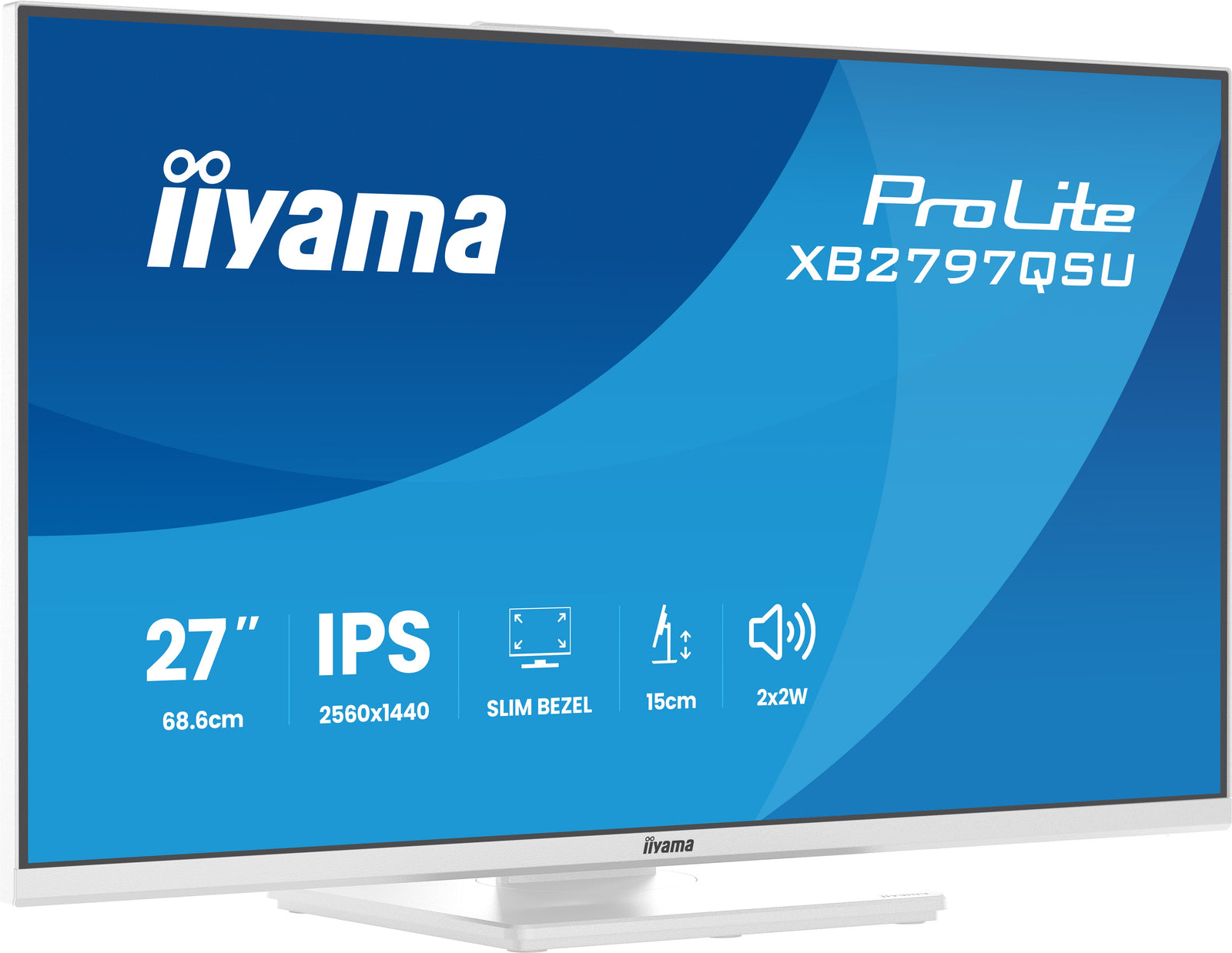 iiyama ProLite XB2797QSU-W1 27" 75Hz 1ms QHD Desktop Monitor Desktop Monitor iiyama