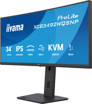 iiyama ProLite XCB3492WQSNP-B1 34" 100Hz 3ms IPS UWQHD Curved Monitor Desktop Monitor iiyama