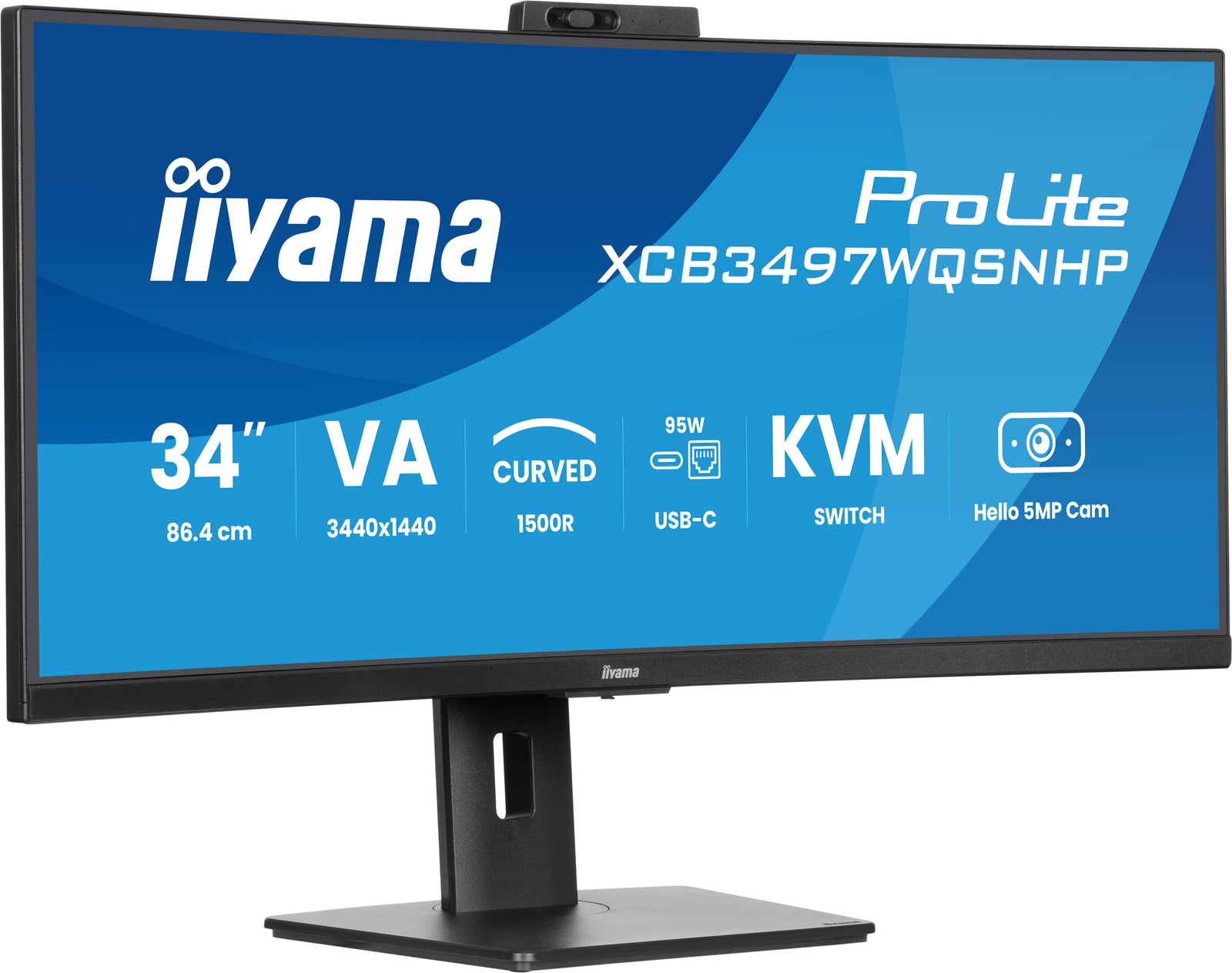 iiyama ProLite XCB3497WQSNPH-B1 34" 120Hz UWQHD Desktop Monitor - Open Box Desktop Monitor iiyama
