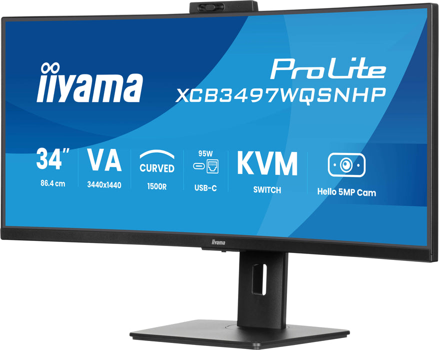 iiyama ProLite XCB3497WQSNPH-B1 34" 120Hz UWQHD Desktop Monitor - Open Box iiyama Desktop Monitors iiyama