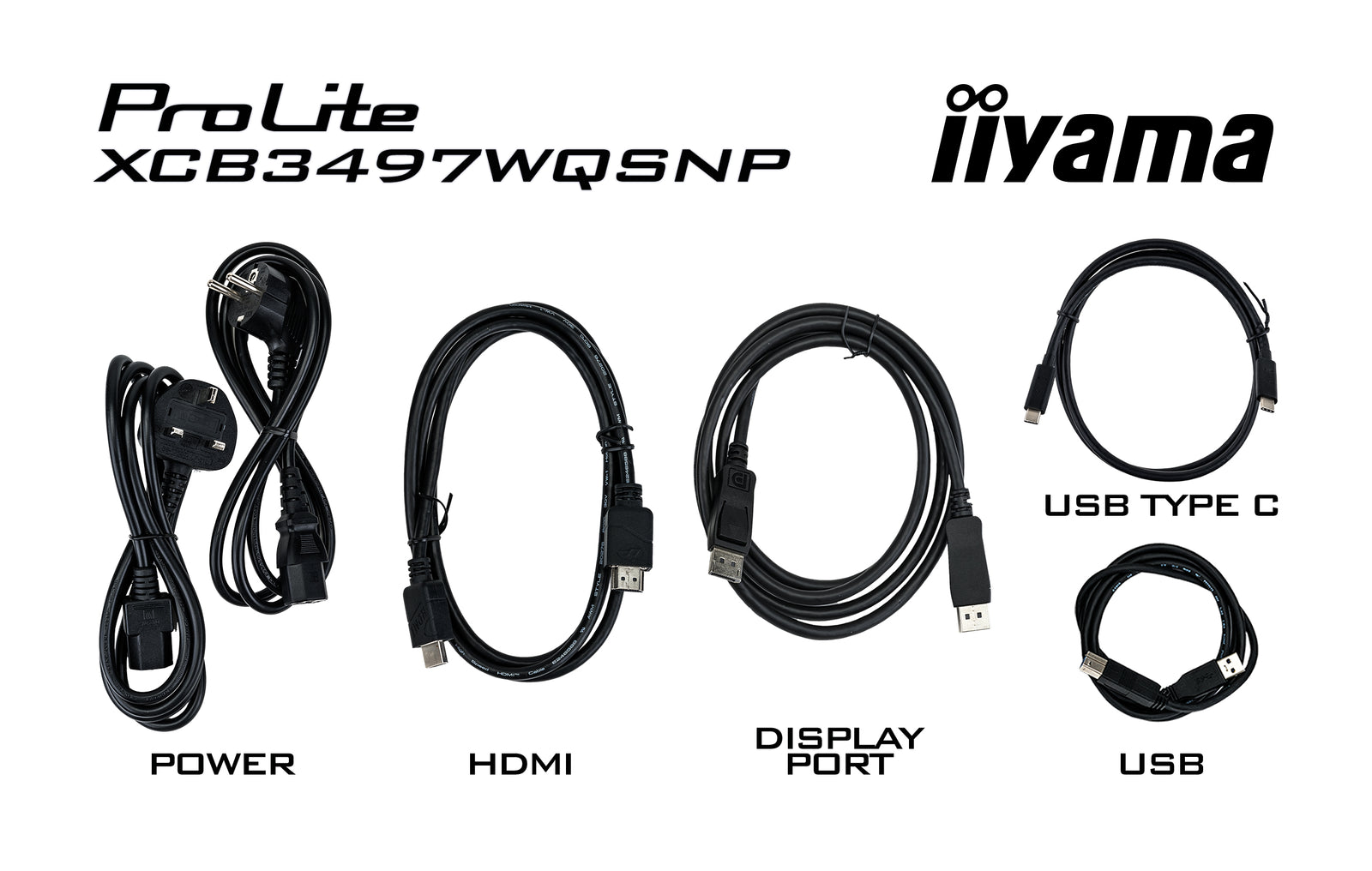 iiyama ProLite XCB3497WQSNP-B1 34" 120Hz UWQHD Curved Monitor Desktop Monitor iiyama