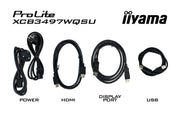 iiyama XCB3494WQSU-B1 – 34" UWQHD 120Hz Curved VA Monitor Desktop Monitor iiyama