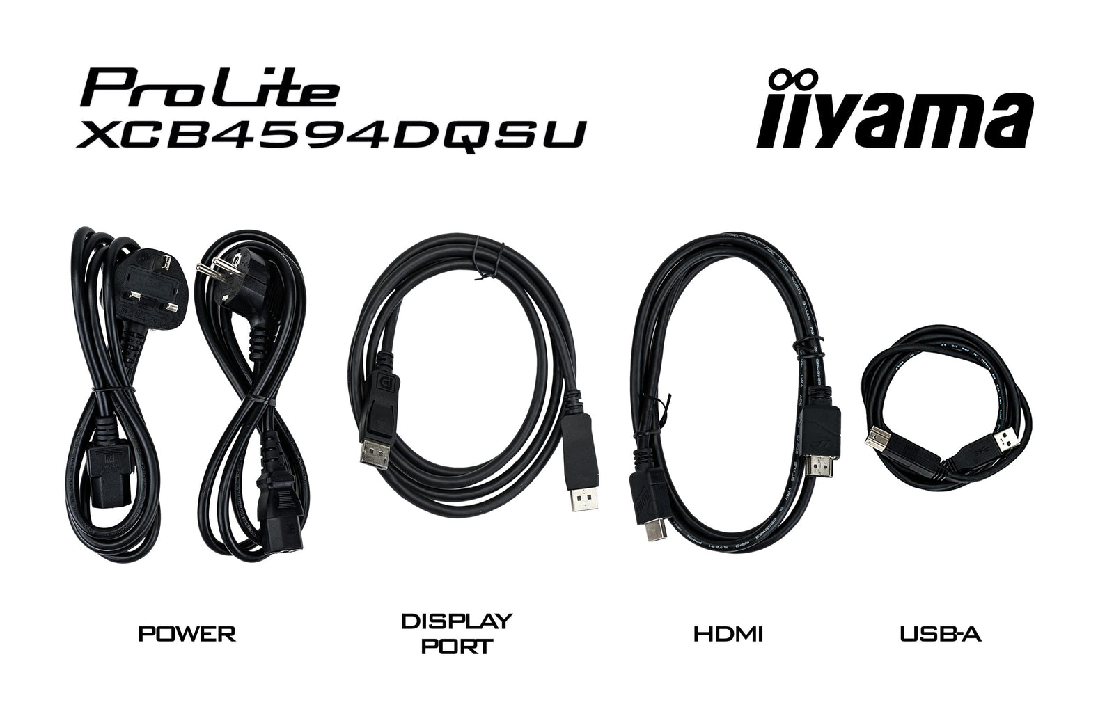 iiyama ProLite XCB4594DQSU-B1 45" 75Hz 2ms DQHD Ultra-Wide Curved Monitor Desktop Monitor iiyama