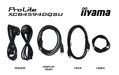 iiyama ProLite XCB4594DQSU-B1 45" 75Hz 2ms DQHD Ultra-Wide Curved Monitor Desktop Monitor iiyama