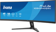 iiyama ProLite XCB4594DQSU-B1 45" 75Hz 2ms DQHD Ultra-Wide Curved Monitor Desktop Monitor iiyama