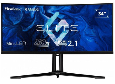 ViewSonic 34" UWQHD 200Hz Ultra Wide Curved Gaming Monitor | XG341C-2K Gaming Monitor ViewSonic